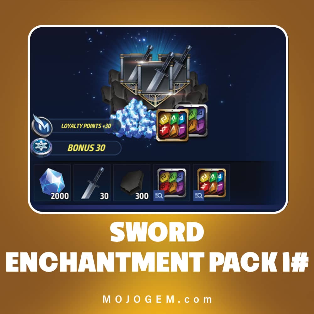 آفر SWORD ENCHANTMENT PACK #1 مارول فیوچر فایت