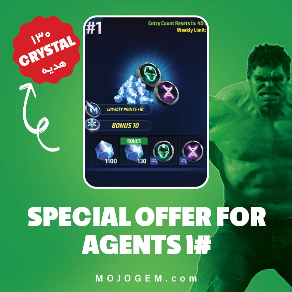 آفر SPECIAL OFFER FOR AGENTS #1 مارول فیوچر فایت