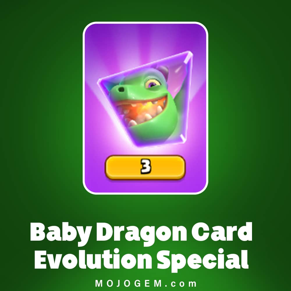 آفر Baby Dragon Card Evolution Special کلش رویال (Clash Royale)