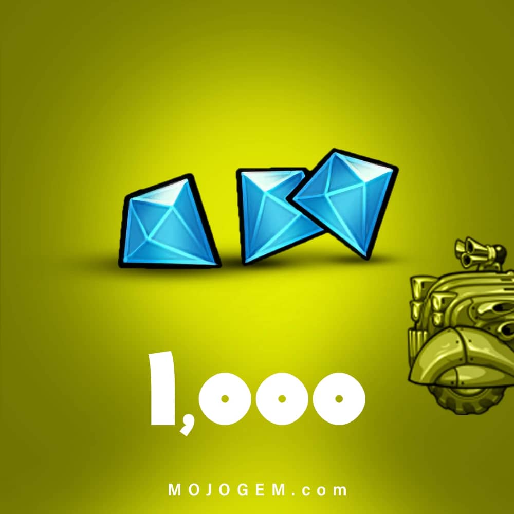 بسته 1000 جم HILL CLIMB RACING (تپه نوردی)