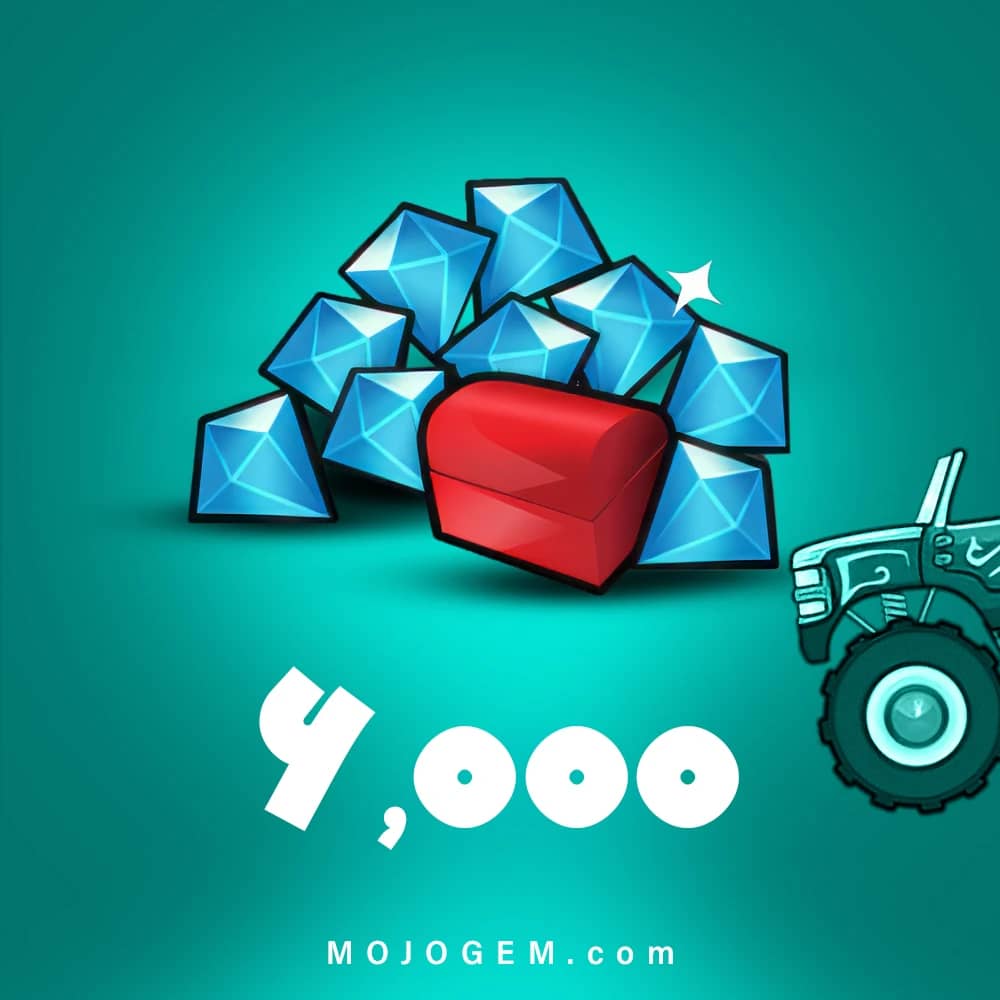 بسته 6000 جم HILL CLIMB RACING (تپه نوردی)