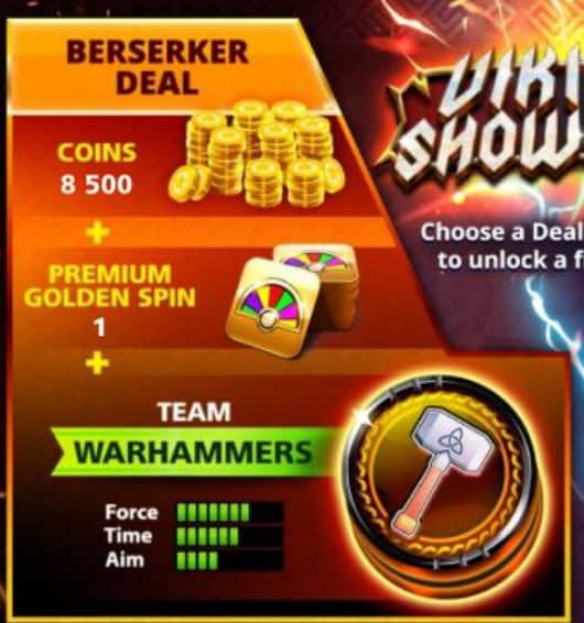 آفر 1.99 دلاری BERSERKER DEAL ساکر استارز
