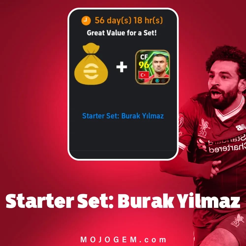 خرید آفر Starter Set: Burak Yilmaz پی اس موبایل (PES Mobile)