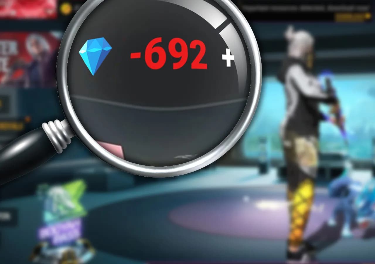 دلایل منفی خوردن جم فری فایر