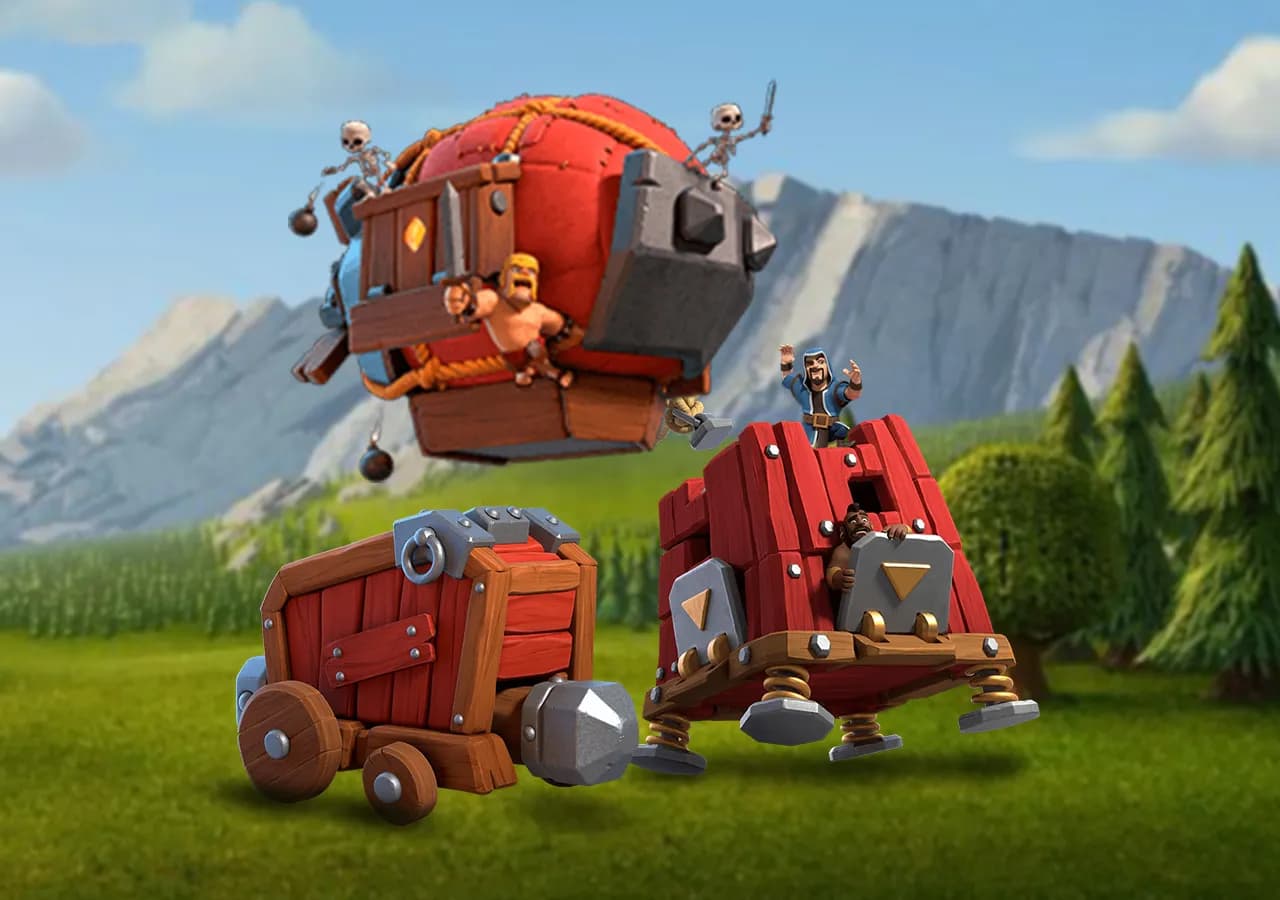 همه چیز درباره ماشین های کلش اف کلنز