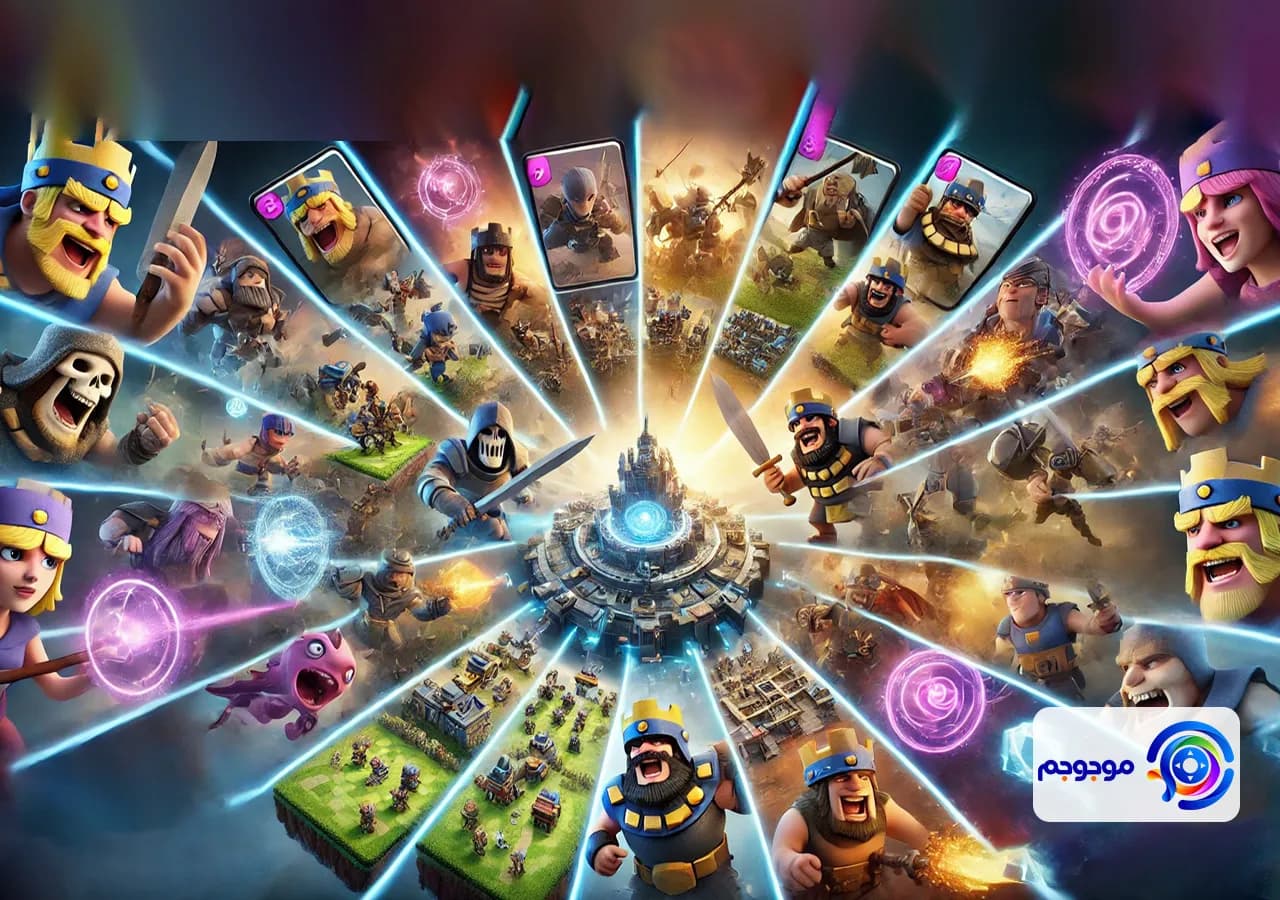 تکامل کارت‌های جدید در کلش رویال