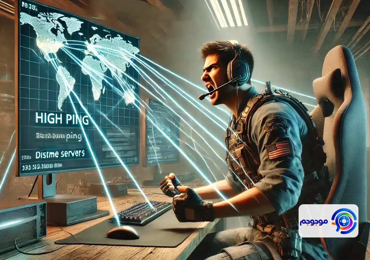 تأثیر فاصله سرورهای بازی بر پینگ