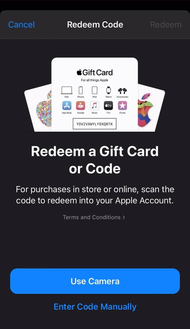 آموزش خرید و ریدیم کردن گیفت کارت آیتونز