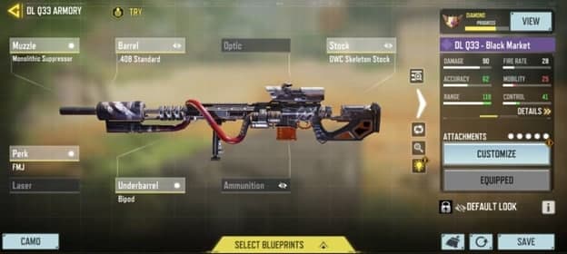 اسنایپ دی ال کیو کالاف دیوتی موبایل - مولتی پلیر