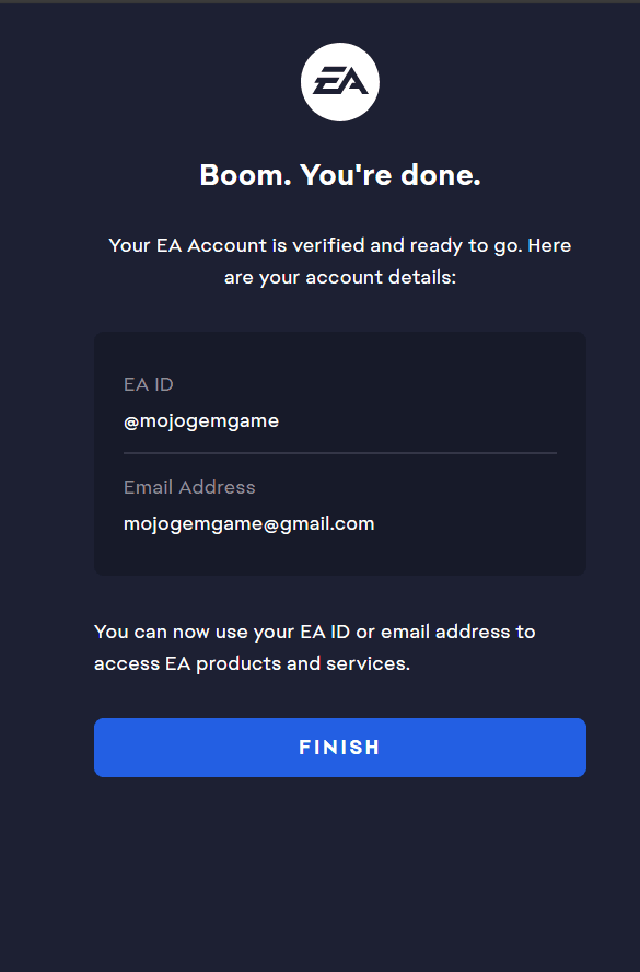 آموزش گام به گام ساخت حساب الکترونیک آرتز (EA)