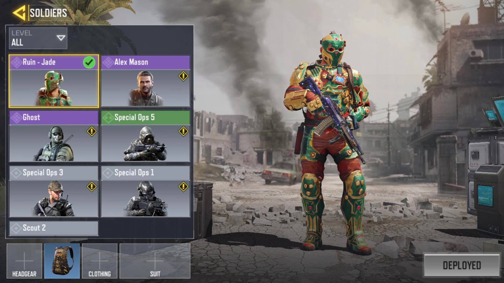 اسکین زیبای کالاف دیوتی موبایل