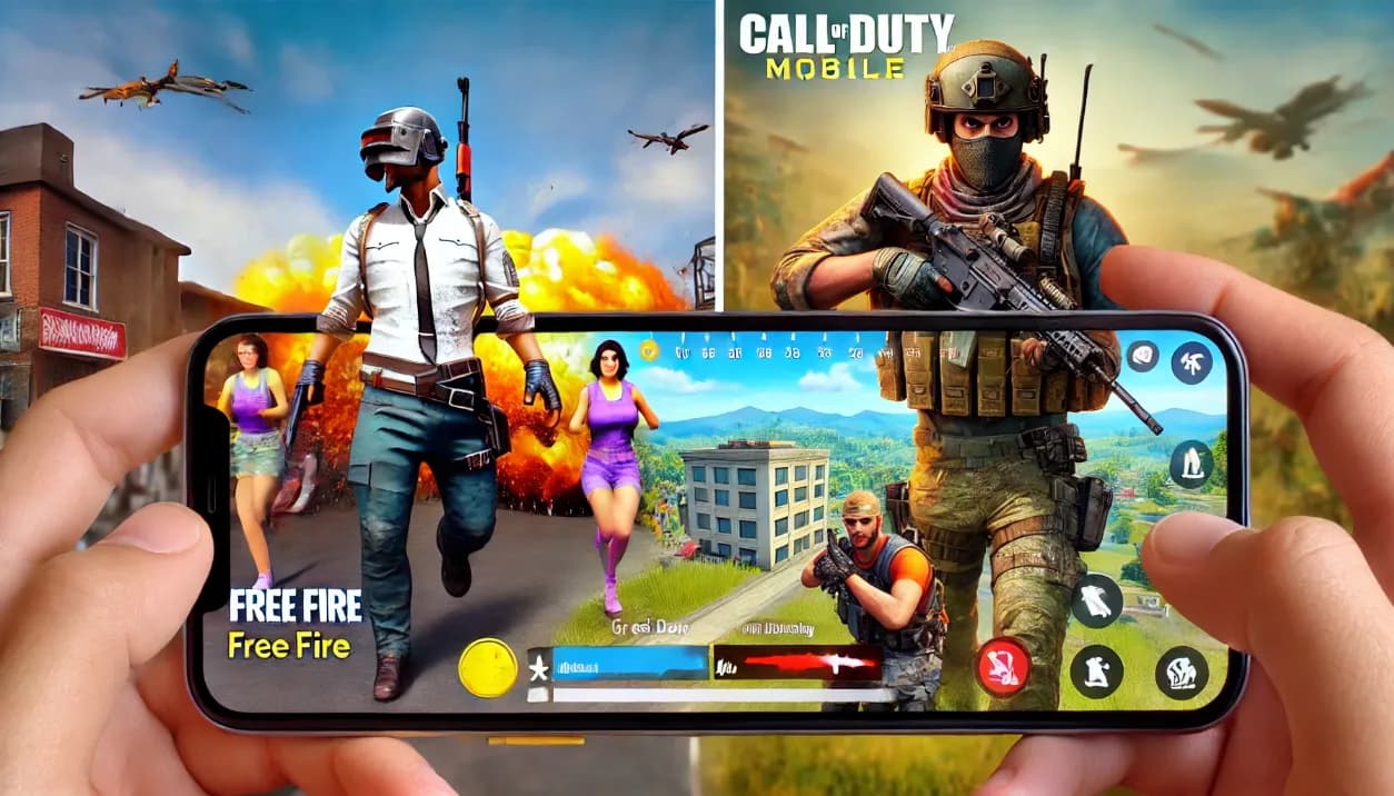 بررسی تفاوت‌های فری فایر و کال آف دیوتی موبایل
