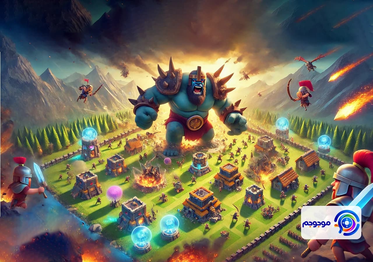 استراتژی کلش آف کلنز GiWiVa | حداقل ۲ ستاره بگیرید!