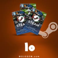 گیفت کارت 10 دلاری استیم والت (ریجن آمریکا)