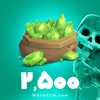 بسته ۲۵۰۰ تایی جم (الماس) کلش آف کلنز (Clash of clans)