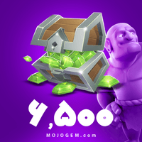 بسته ۶۵۰۰ تایی جم (الماس) کلش آف کلنز (Clash of clans)