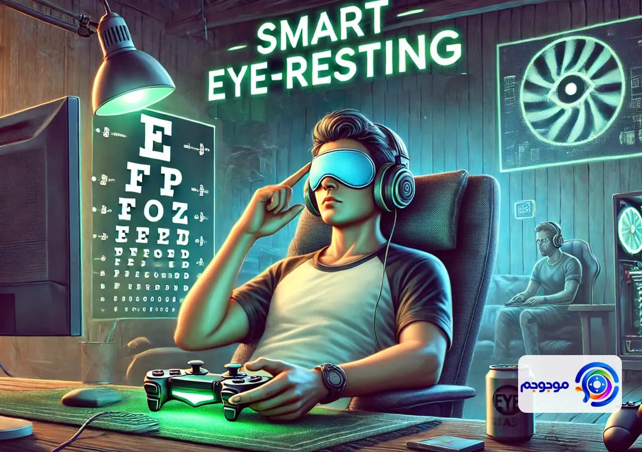 استراحتهای هوشمندانه برای چشمهای گیمرها