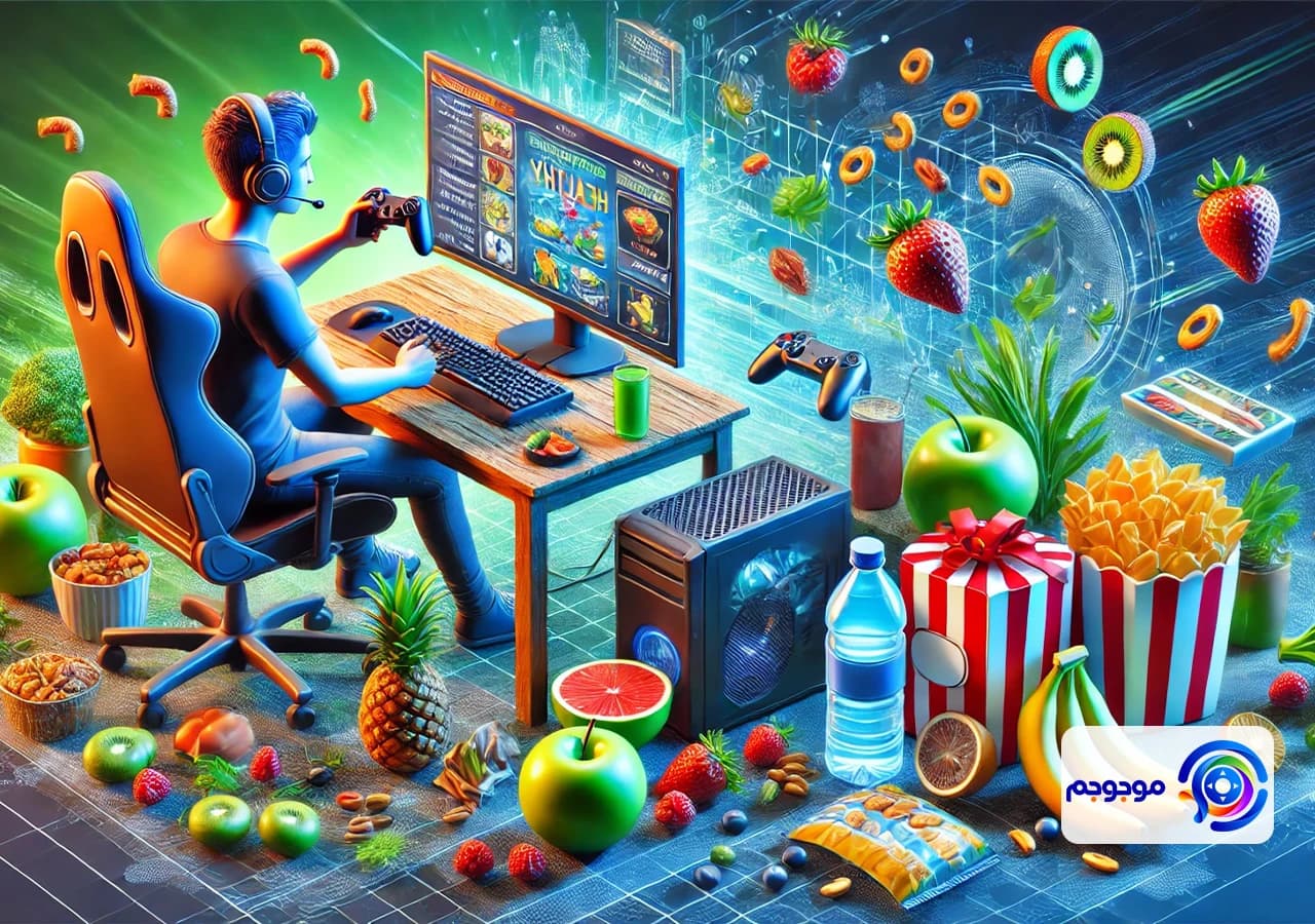 عادات غذایی گیمرها: چگونه تغذیه سالم را در بازی رعایت کنیم
