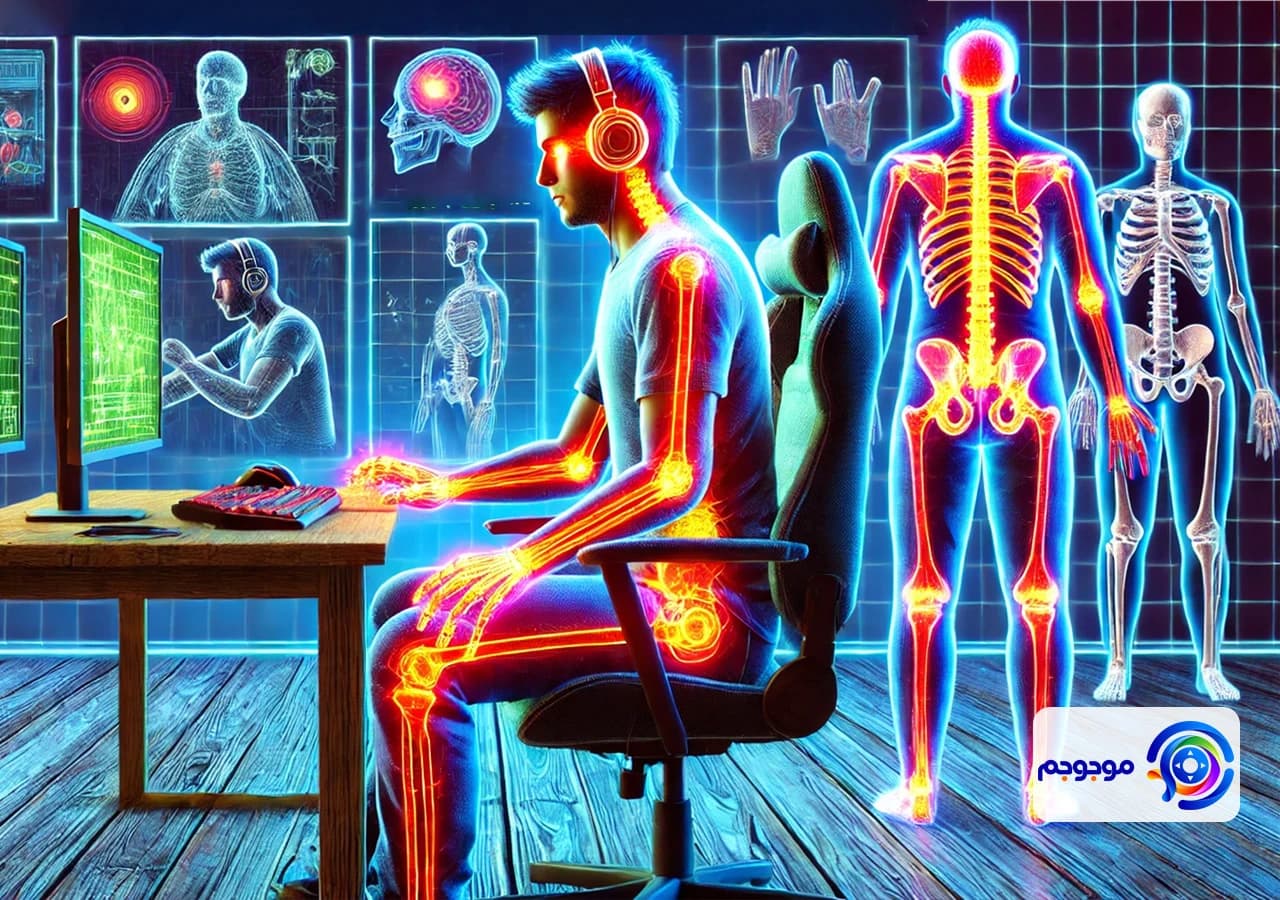 مشکلات فیزیکی شایع ناشی از بازیهای ویدیویی