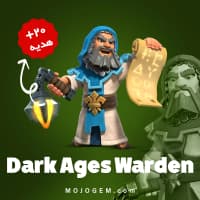 آفر اسکین Dark Ages Warden کلش اف کلنز + 20 جم هدیه