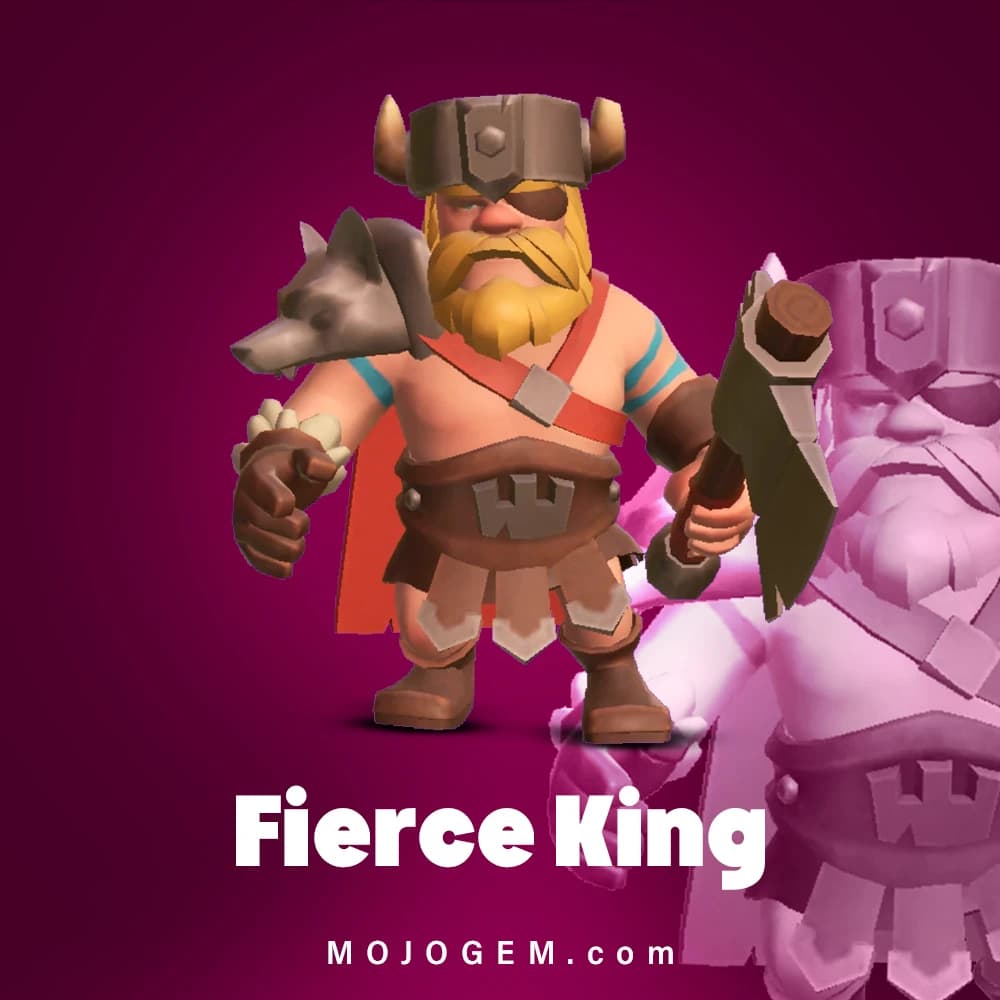 آفر اسکین Fierce King کلش اف کلنز (Clash of Clans)