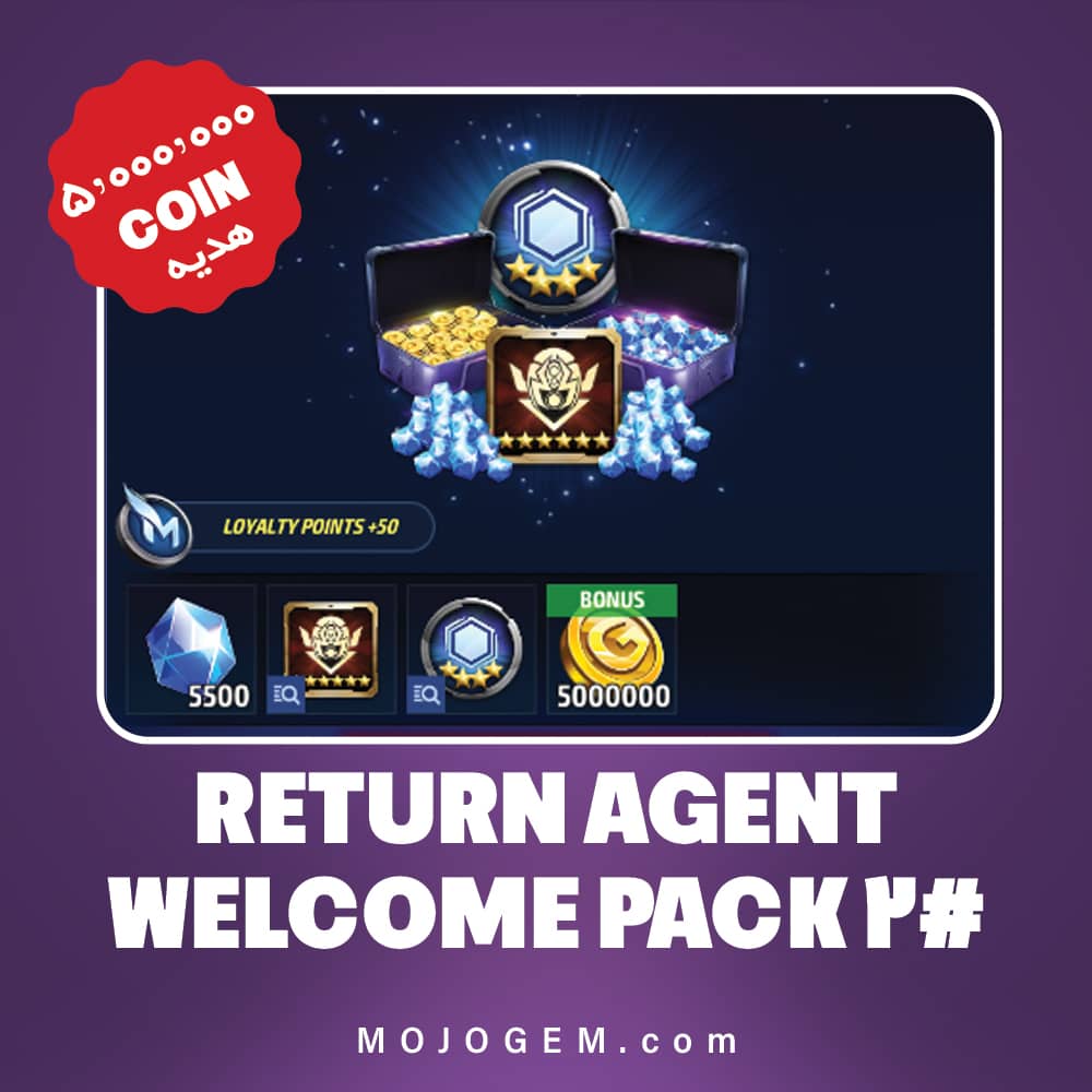 آفر RETURN AGENT WELCOME PACK #2 مارول فیوچر فایت