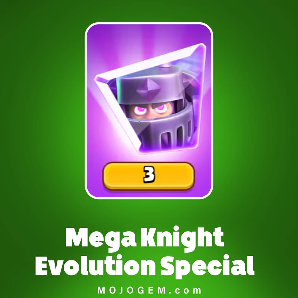 آفر 5.99 دلاری Mega Knight Evolution کلش رویال (Clash Royale)