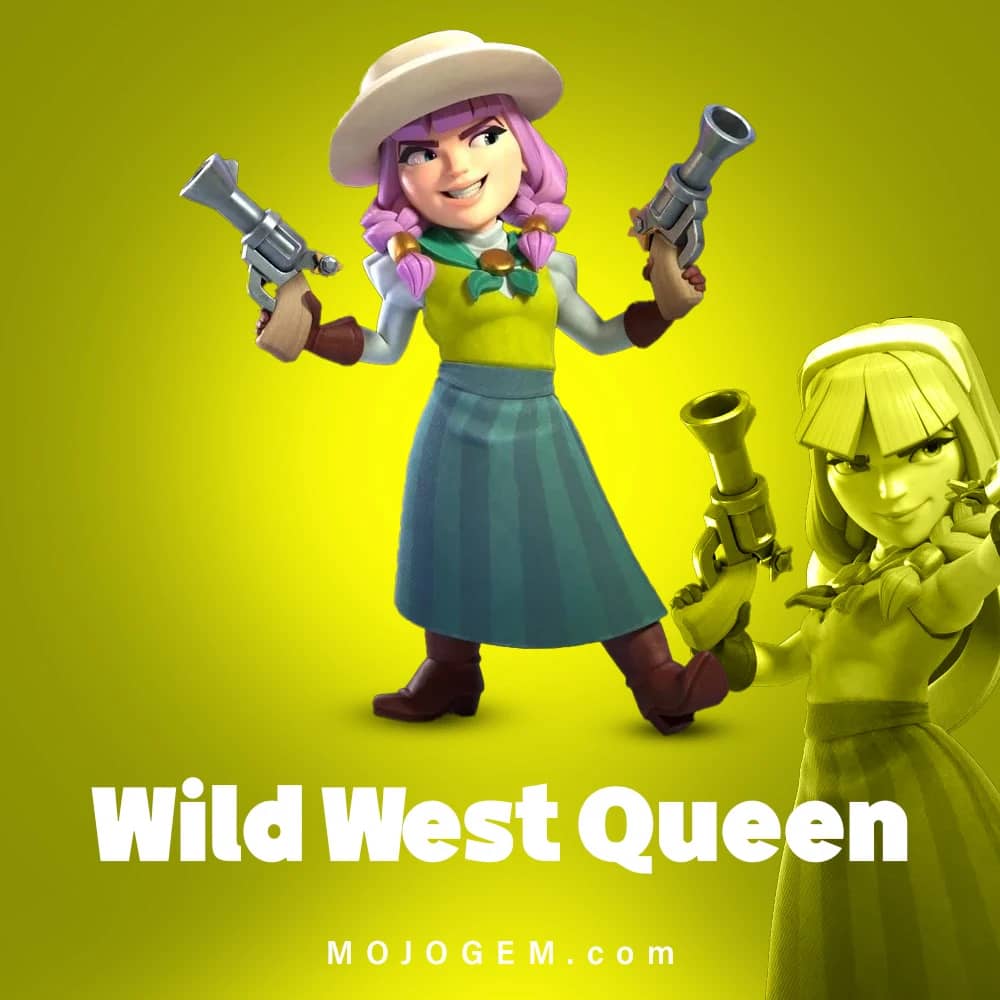 آفر اسکین Wild West Queen کلش اف کلنز (Clash of clans)