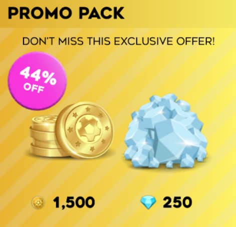 آفر 14.99 دلاری Promo Pack دریم لیگ ساکر 2024