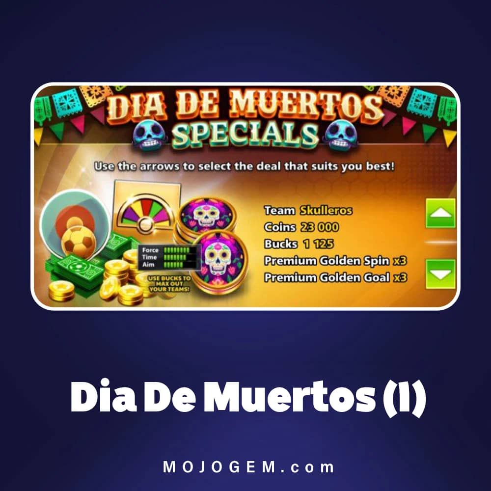 آفر (1) Dia De Muertos ساکر استارز
