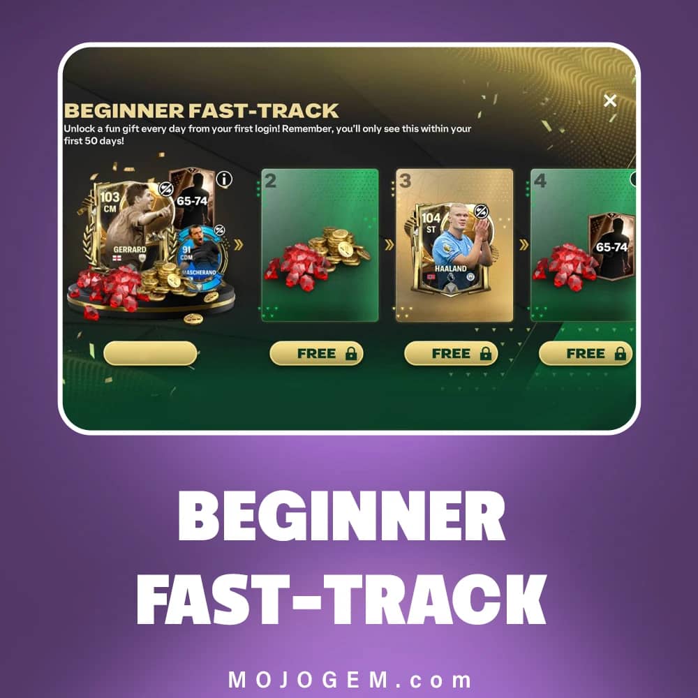 آفر BEGINNER FAST-TRACK اف سی موبایل (FC Mobile)