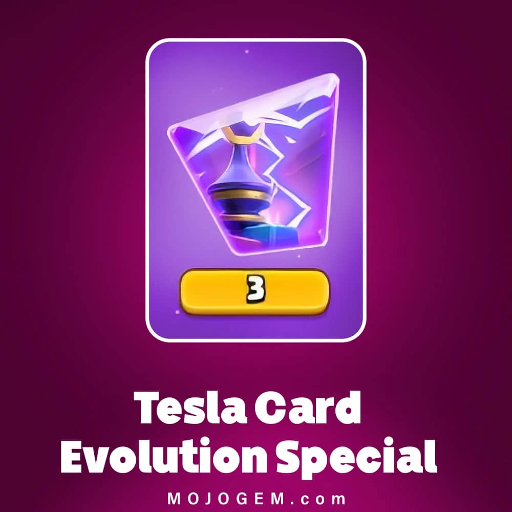 آفر Tesla Card Evolution Special کلش رویال (Clash Royale)