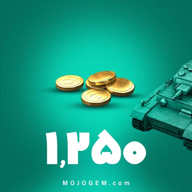 1,250 گلد باندل ورلد اف تانکز بیلتز (World of Tanks Blitz)
