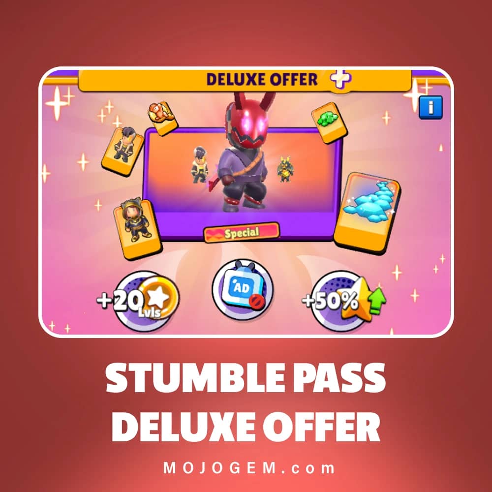 آفر استامبل پس DELUXE استامبل گایز (Stumble Guys)