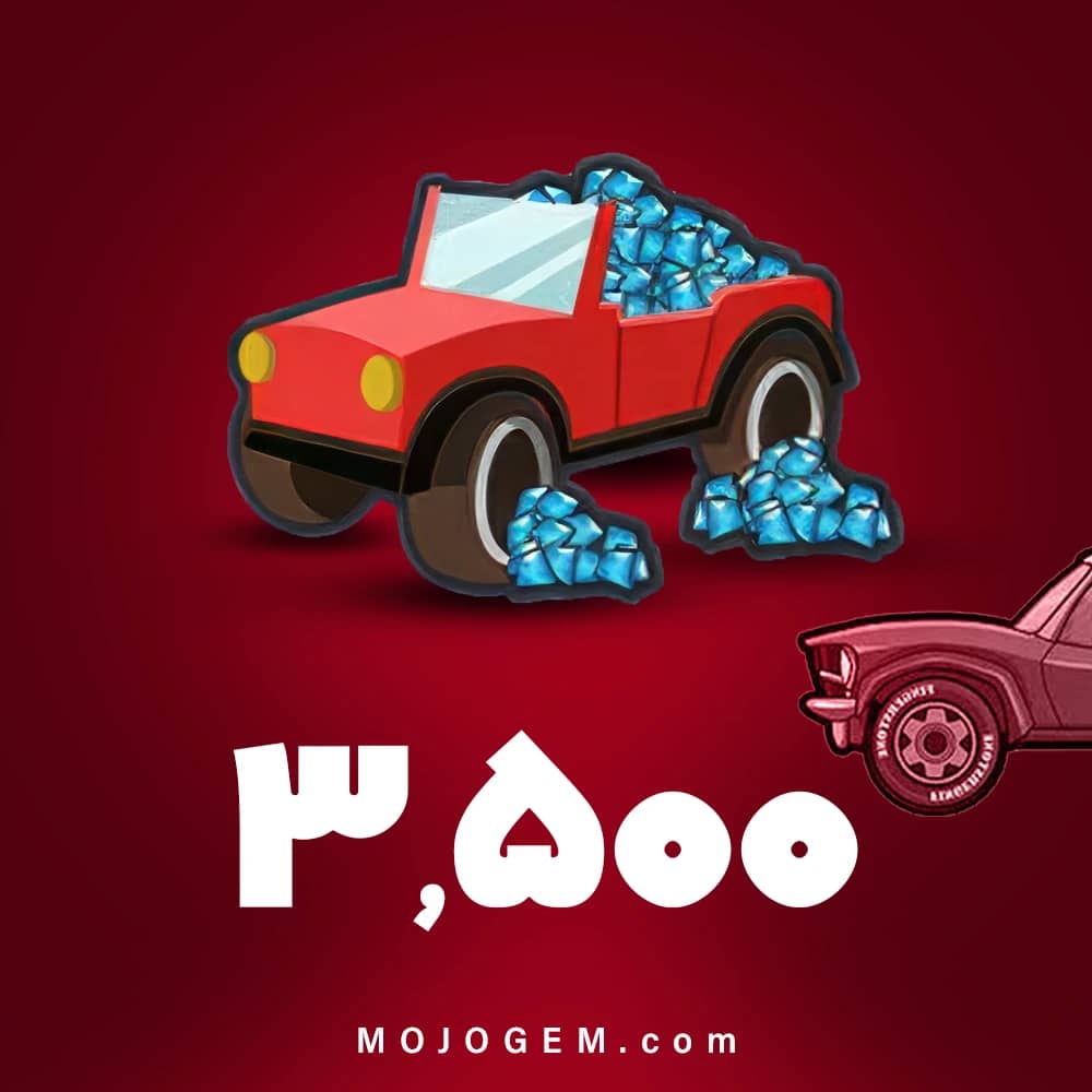 بسته 3500 جم HILL CLIMB RACING 2 (تپه نوردی 2)