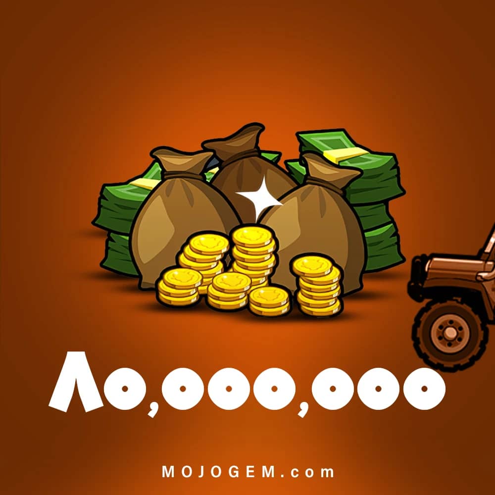 بسته 80,000,000 سکه HILL CLIMB RACING (تپه نوردی)