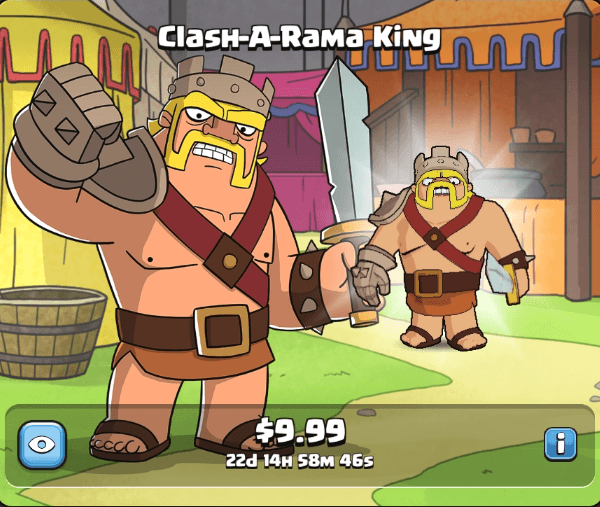 آفر اسکین ClaSH-A-RaMa KiNg کلش اف کلنز (Clash of Clans)