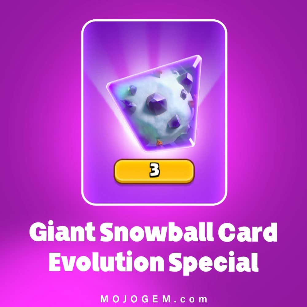 آفر Giant Snowball Card Evolution Special کلش رویال (Clash Royale)