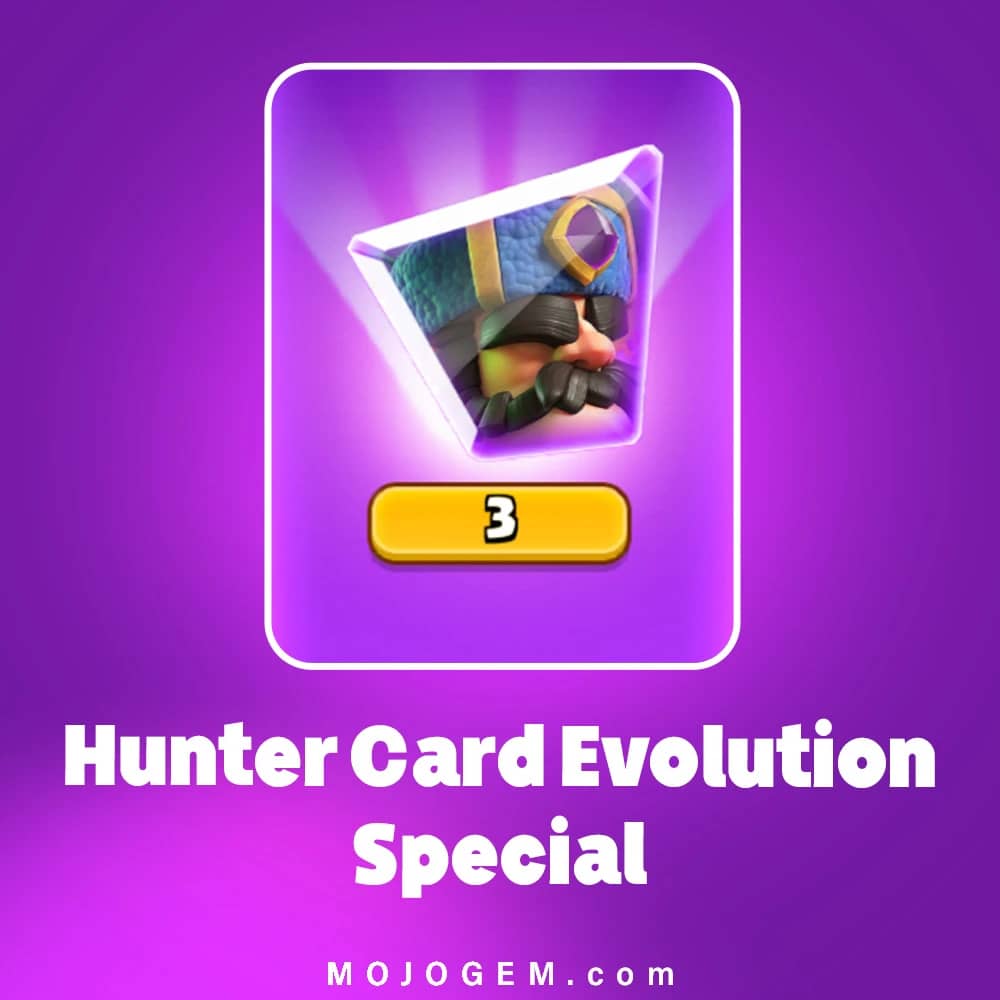 آفر Hunter Card Evolution Special کلش رویال (Clash Royale)
