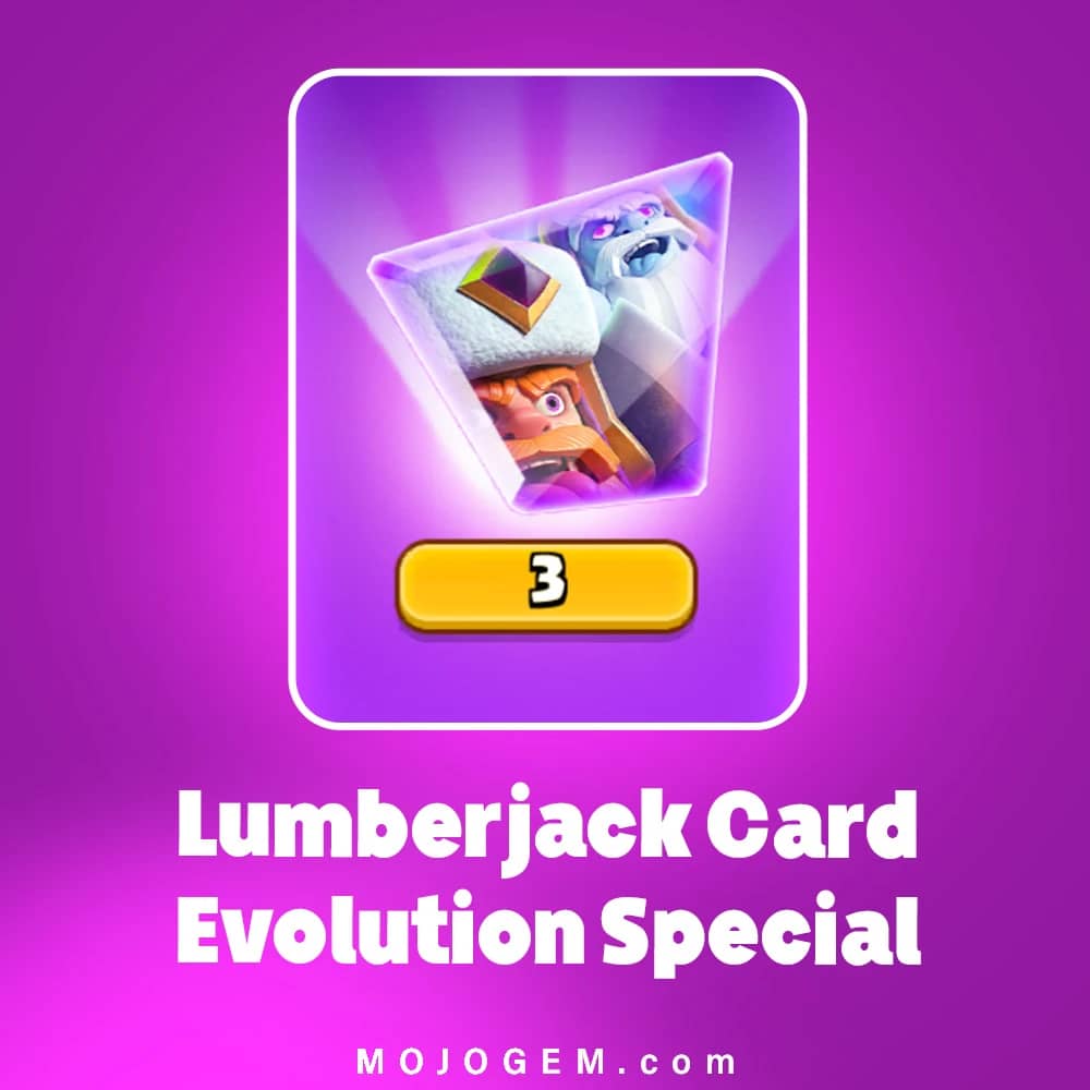 آفر Lumberjack Card Evolution Special کلش رویال (Clash Royale)