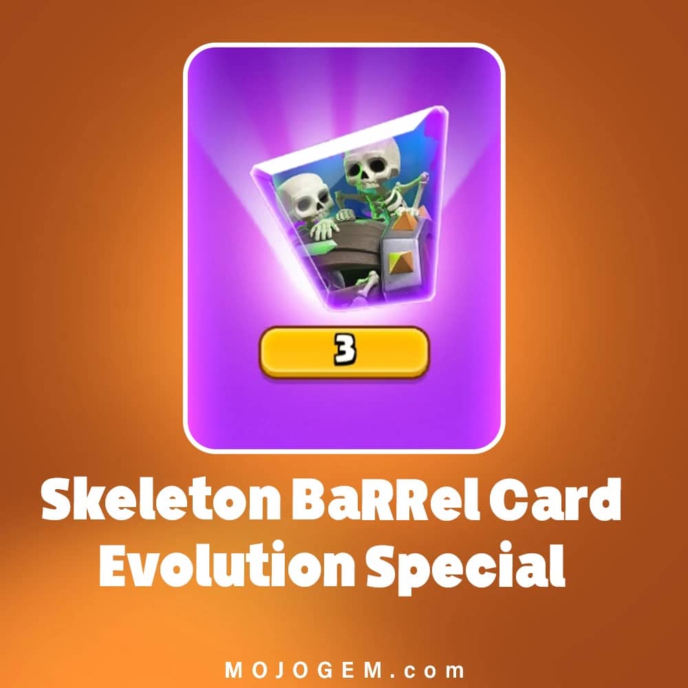 آفر Skeleton BaRRel Card Evolution Special کلش رویال (Clash Royale)