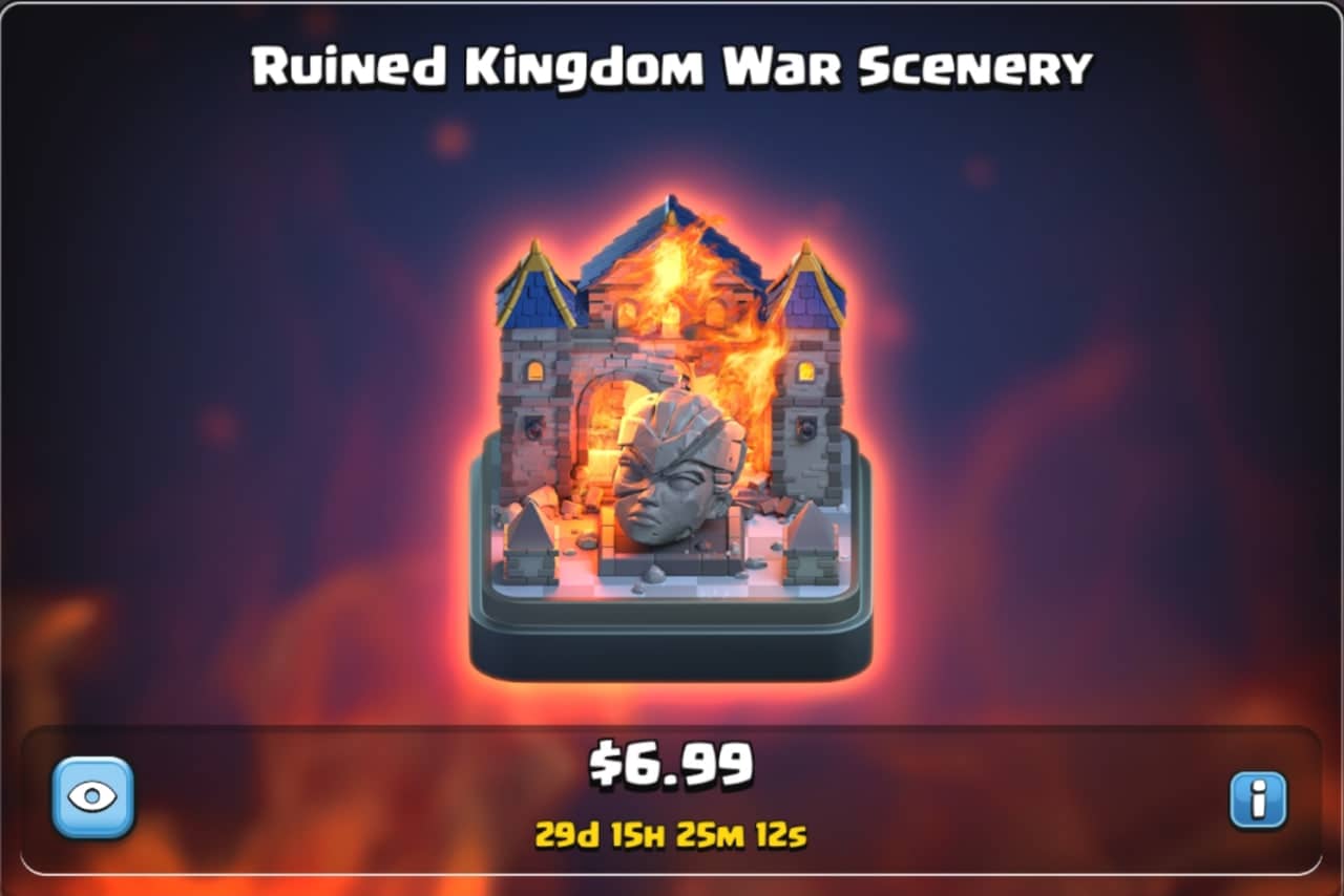 آفر RUiNed KiNgdoM WaR SceNeRY کلش اف کلنز (Clash of Clans)