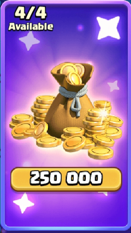 آفر Upgrade Special 250,000 coin کلش رویال (Clash Royale)