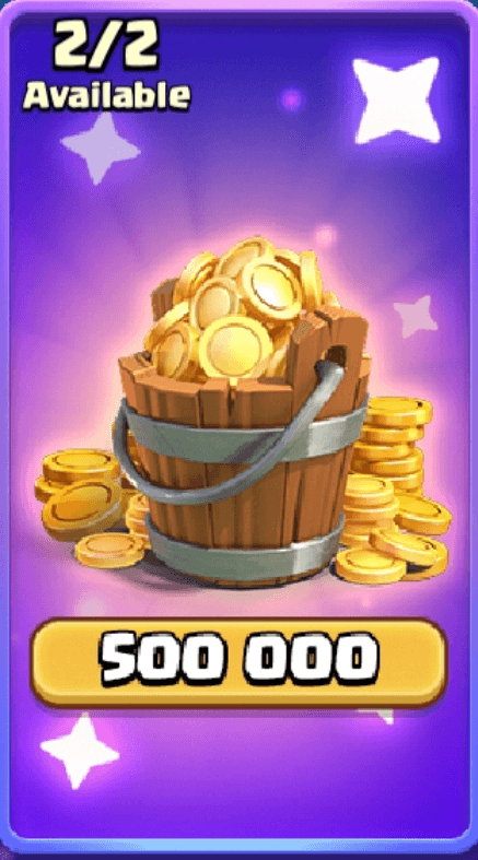 آفر Upgrade Special 500,000 coin کلش رویال (Clash Royale)