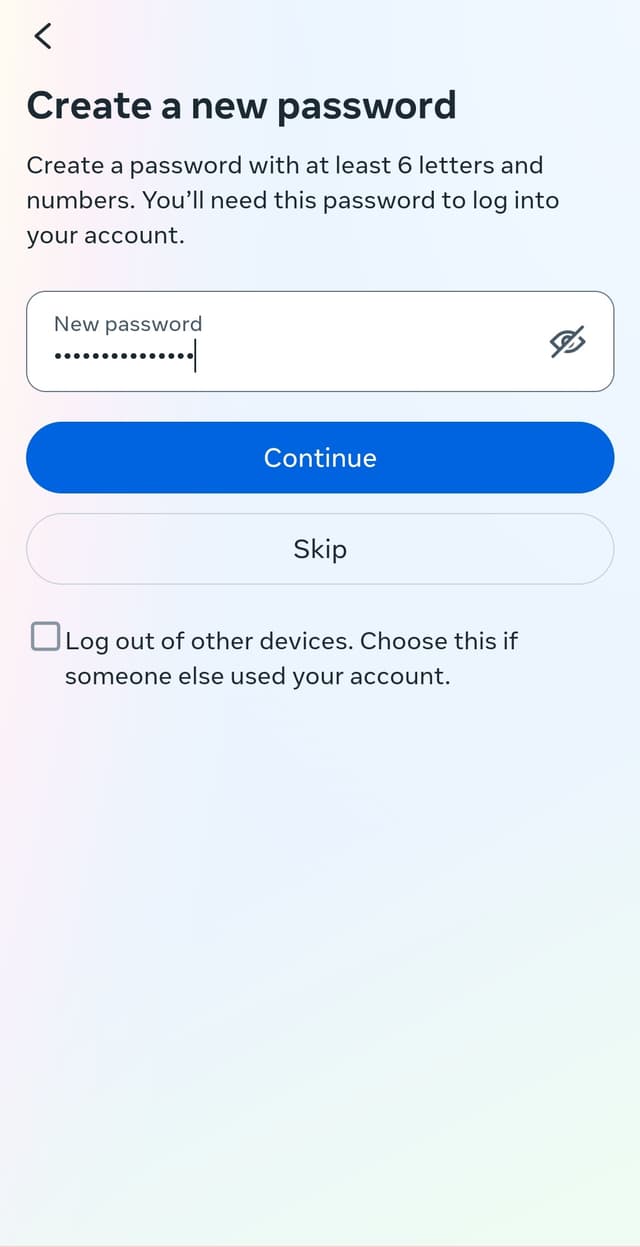 آموزش بازیابی رمز اکانت فیسبوک