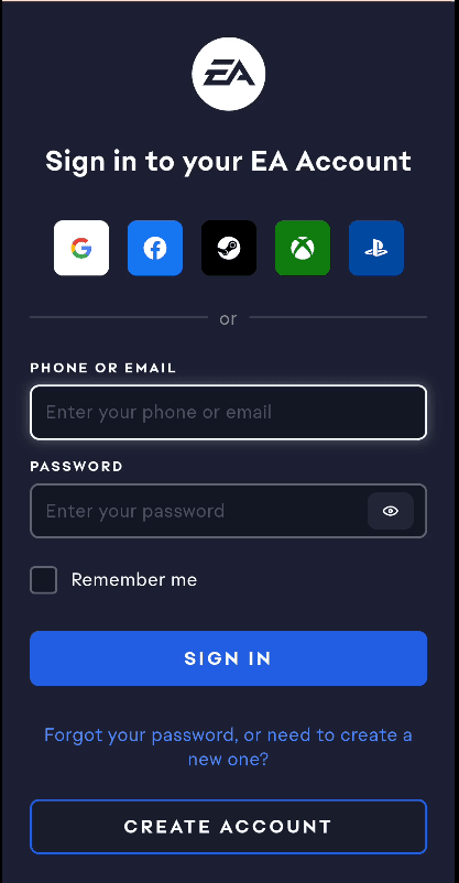 چگونه رمز اکانت EA خود را عوض کنیم + آموزش تصویری