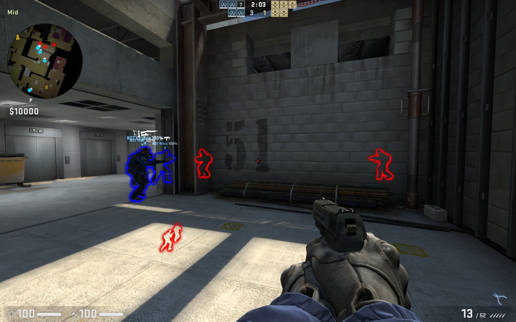 وال هک (Wall Hack)